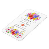Magnet Flexible Mariage Floral Fiesta Espagnol à ne pas manquer (Côté Gauche)