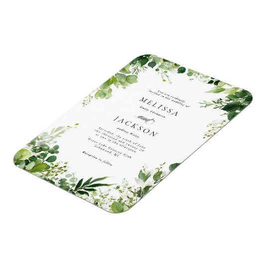 Magnet Flexible Mariage frontalier des Branches vertes (Côté Gauche)