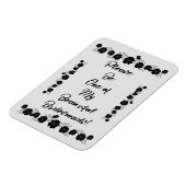 Magnet Flexible Mariage gothique (Côté Gauche)