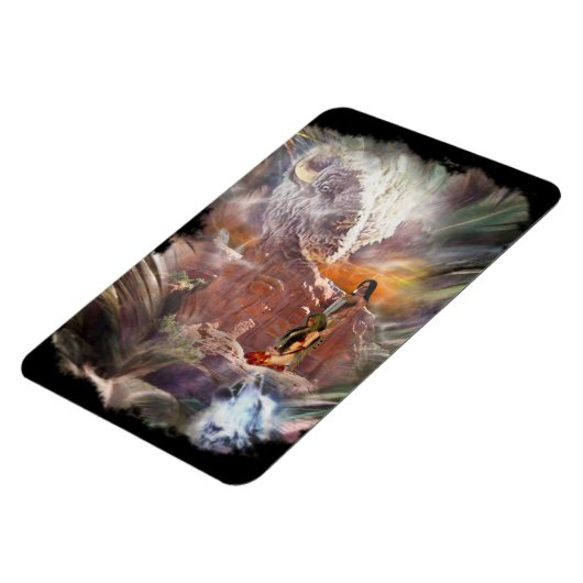 Magnet Flexible Mariage indien américain Night Vignette (Côté Gauche)