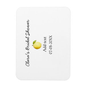 Magnet Flexible Mariage lemon simple moderne minimaliste rustique