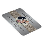 Magnet Flexible Mariage magnétique photo Merci Memento (Côté Droit)