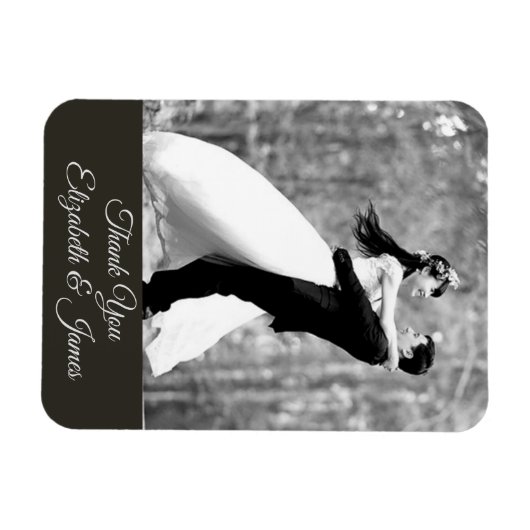 Magnet Flexible Mariage Merci (Horizontal)