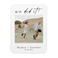Mariage Minimaliste Réception de Fuite en Amoureux