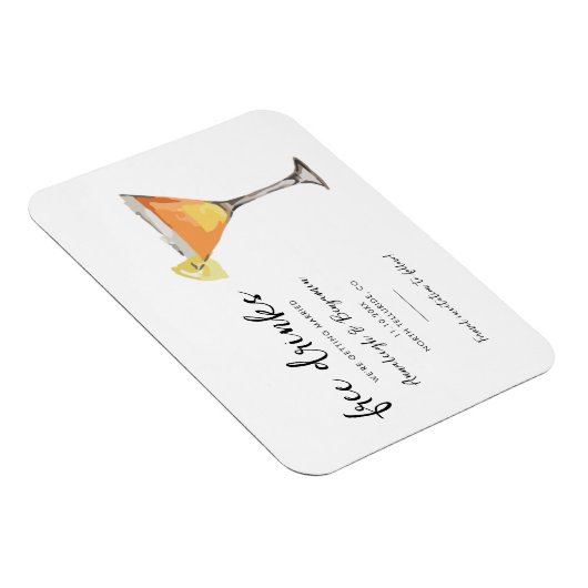 Magnet Flexible Mariage moderne conservation Enregistrer la date a (Côté Droit)