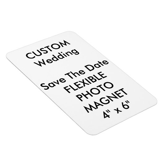 Magnet Flexible Mariage Personnalisé Enregistrer La Date Photo Fri (Côté Droit)