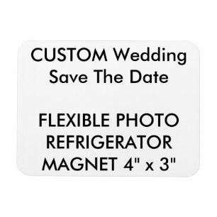 Magnet Flexible Mariage Personnalisé Enregistrer La Date Photo Fri