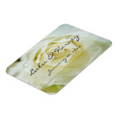 Magnet Flexible Mariage personnel White Rose (Côté Gauche)