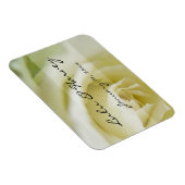 Magnet Flexible Mariage personnel White Rose (Côté Droit)