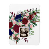 Magnet Flexible MARIAGE PHOTO COUPLES, Anniversaire, Nouveau cadea (Vertical)