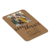 Magnet Flexible Mariage Photo de mise en bouche Brun (Côté Droit)