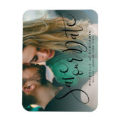 Magnet Flexible Mariage photo script moderne enregistrer l'aimant (Vertical)