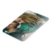 Magnet Flexible Mariage photo script moderne enregistrer l'aimant (Côté Gauche)