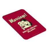 Magnet Flexible Mariage : Pourquoi être malheureux (Côté Droit)