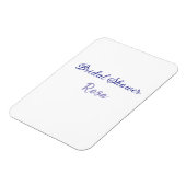 Magnet Flexible Mariage purple ajouter nom date élégantstyle  (Côté Gauche)