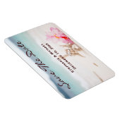 Magnet Flexible Mariage Rings Beach Wedding Enregistrer La Date Ma (Côté Droit)