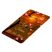 Magnet Flexible Mariage romantique élégant (Côté Gauche)