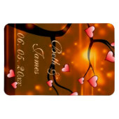 Magnet Flexible Mariage romantique élégant (Horizontal)