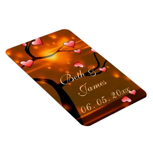 Magnet Flexible Mariage romantique élégant (Côté Droit)