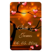 Magnet Flexible Mariage romantique élégant (Vertical)