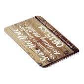 Magnet Flexible Mariage rustique Enregistrer la date Flexible Phot (Côté Droit)