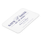 Magnet Flexible Mariage Simple Et Design Enregistrer La Date Non P (Côté Gauche)
