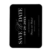 Magnet Flexible Mariage Simple Et Design Enregistrer La Date Non P (Vertical)