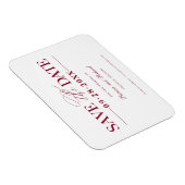 Magnet Flexible Mariage Simple Et Design Enregistrer La Date Non P (Côté Droit)