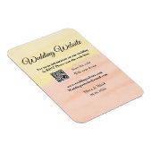 Magnet Flexible Mariage site web ajouter Q R code scanner ajouter  (Côté Droit)