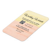 Magnet Flexible Mariage site web ajouter Q R code scanner ajouter  (Côté Gauche)