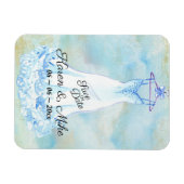 Magnet Flexible Mariage vintage (Horizontal)