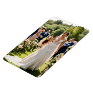 Magnet Flexible #MariageHeureDoréePhotoMagnetiqueFlexible