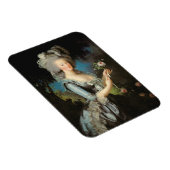 Magnet Flexible Marie Antoinette avec un Rose, 1783 (Côté Droit)