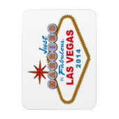 Magnet Flexible Marié Dans Fabulous Las Vegas 2014 (Signe) (Vertical)