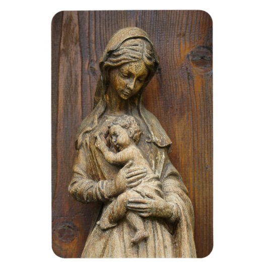 Magnet Flexible Marie Et Bébé Jésus (Vertical)
