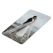 Magnet Flexible Marié Merry Newlyly Photo de Noël (Côté Gauche)