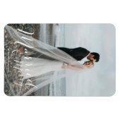 Magnet Flexible Marié Merry Newlyly Photo de Noël (Horizontal)