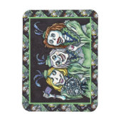 MAGNET FLEXIBLE MARIÉES DEMONIAQUES ET SANS CHARME PRENANT UN SELF (Vertical)