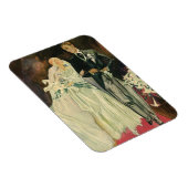 Magnet Flexible Mariés de mariage Art Déco vintage (Côté Droit)