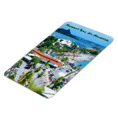 Magnet Flexible Marigot Bay, St. Martin (Côté Gauche)