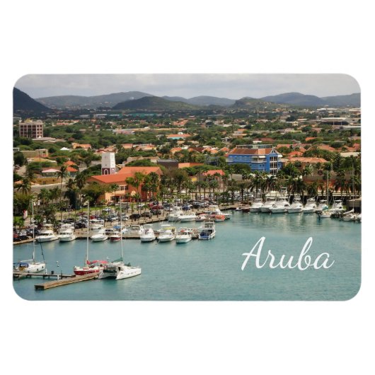 Magnet Flexible Marina d'Aruba Grande (Horizontal)