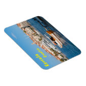 Magnet Flexible Marina de la ville de Korcula - Dalmatie, Croatie (Côté Droit)