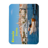 Magnet Flexible Marina de la ville de Korcula - Dalmatie, Croatie (Vertical)