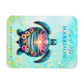 Magnet Flexible Marine Turtle Cruise Navire (Horizontal)