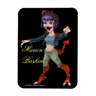 Magnet Flexible MARION BASKIN 3" x 4" Aimant photo flexible