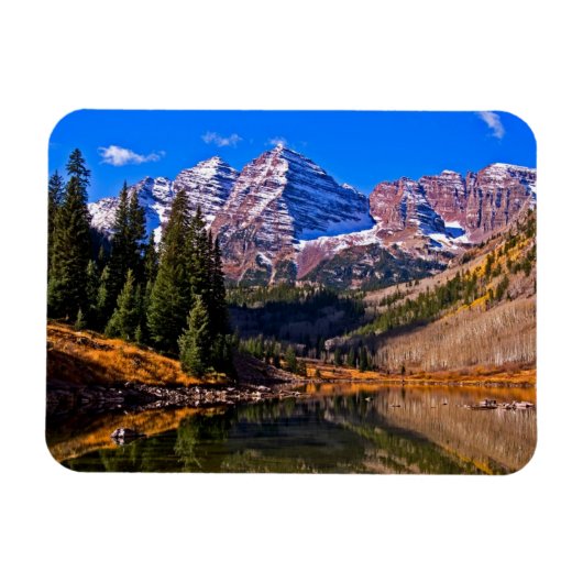 Magnet Flexible Maroon bells (Horizontal)