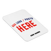 MAGNET FLEXIBLE MARQUE BLANCHE MODERNE ET PERSONNALISABLE VÉRIFIÉE (Côté Droit)