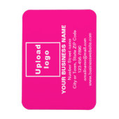 Magnet Flexible Marque commerciale sur aimant flexible rectangle r (Vertical)