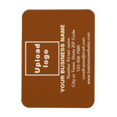 Magnet Flexible Marque commerciale sur aimant flexible rectangulai (Vertical)