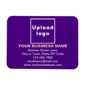 Magnet Flexible Marque commerciale sur aimant flexible rectangulai (Horizontal)